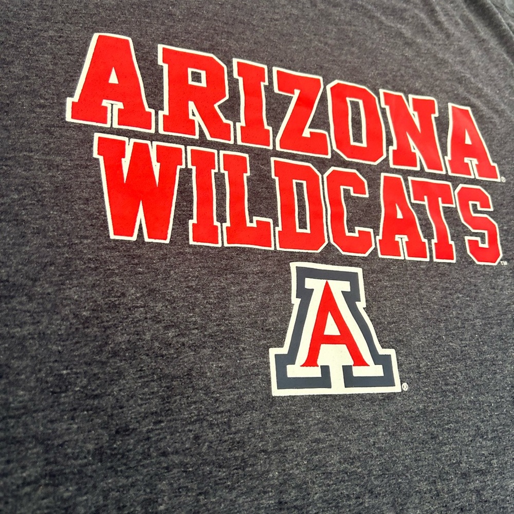 Champion Shirt Mens L Blue Red NCAA Arizona Wildcats Outdoor Top - Picture 2 of 8